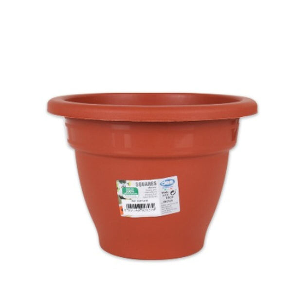Vaso Dem Squares Rotonda Marrone 18 x 13,3 cm (6 Unità) - Augustea Shop