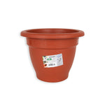 Vaso Dem Squares Rotonda Marrone 25 x 25 x 19 cm (6 Unità) - Augustea Shop