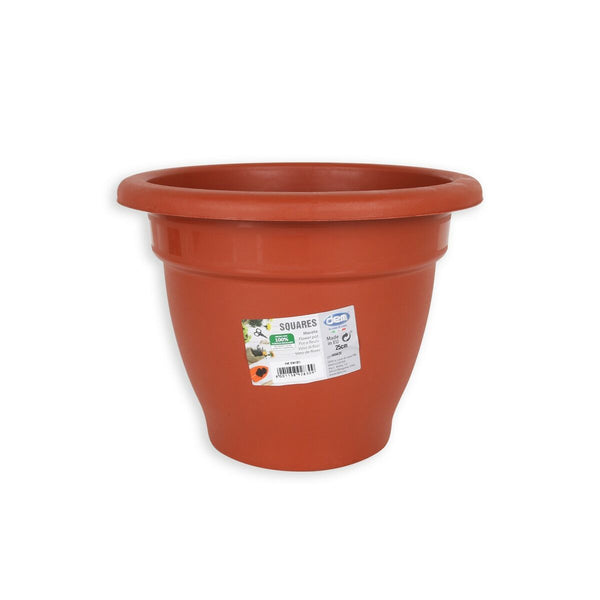 Vaso Dem Squares Rotonda Marrone 25 x 25 x 19 cm (6 Unità) - Augustea Shop