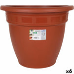 Vaso Dem Squares Rotonda Marrone 35 x 35 x 28,5 cm (6 Unità) - Augustea Shop