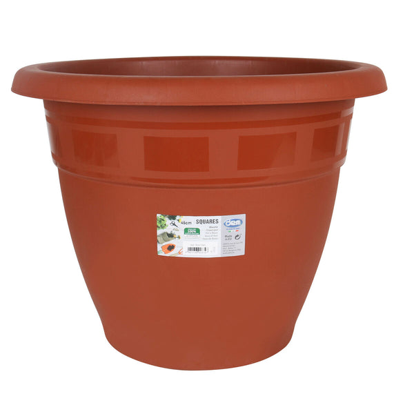 Vaso Dem Squares Rotonda Marrone 47,5 x 3,67 cm (6 Unità) - Augustea Shop