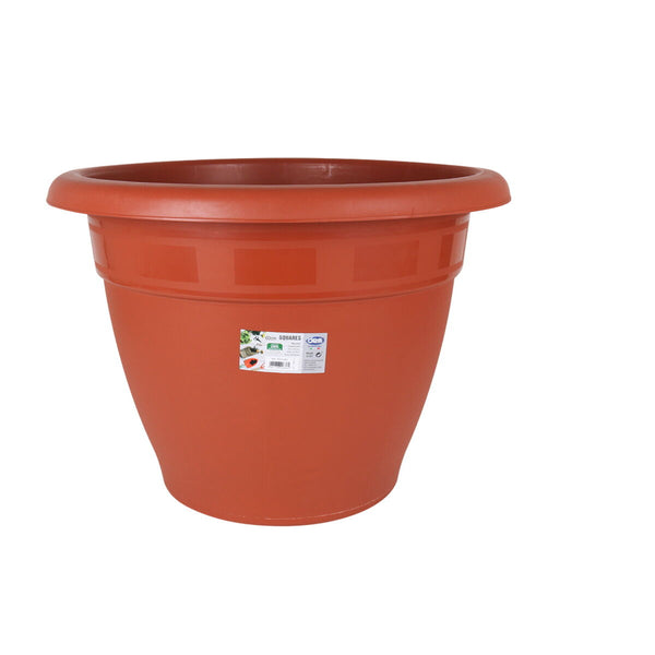 Vaso Dem Squares Plastica Marrone Ø 60 cm (6 Unità) - Augustea Shop