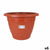 Vaso Dem Squares Plastica Marrone Ø 60 cm (6 Unità) - Augustea Shop
