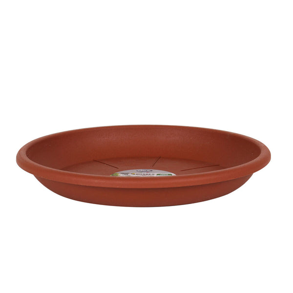 Piatto per Vaso Dem Squares Marrone 36 x 36 x 5 cm (6 Unità) - Augustea Shop
