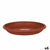 Piatto per Vaso Dem Squares Marrone 36 x 36 x 5 cm (6 Unità) - Augustea Shop