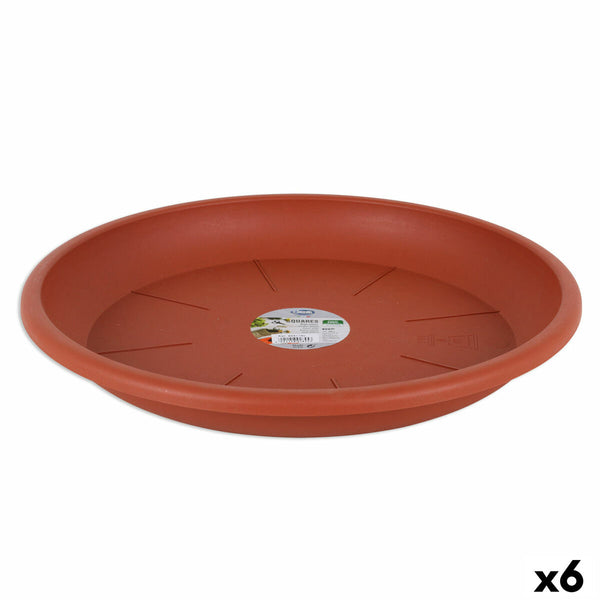 Piatto per Vaso Dem Squares Marrone 39,5 cm (6 Unità) - Augustea Shop