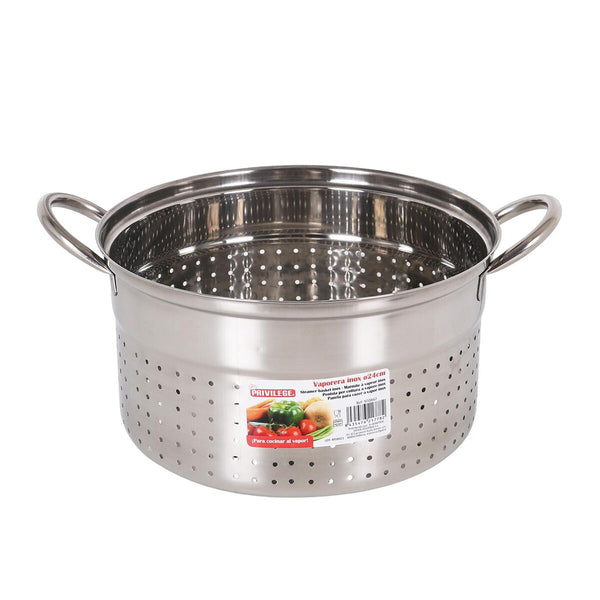 Vaporiera con Casseruola Privilege   26 x 33 x 15 cm (6 Unità) - Augustea Shop