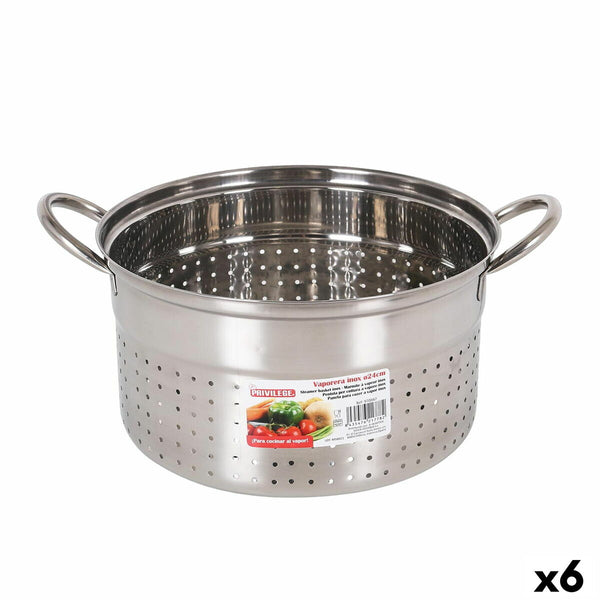 Vaporiera con Casseruola Privilege   26 x 33 x 15 cm (6 Unità) - Augustea Shop