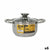 Casseruola con coperchio in vetro Quttin New Neron Acciaio 26 x 18 x 10 cm (6 Unità) - Augustea Shop