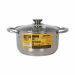 Casseruola con coperchio in vetro Quttin New Neron Acciaio 32 x 23,5 x 12,8 cm (6 Unità) - Augustea Shop