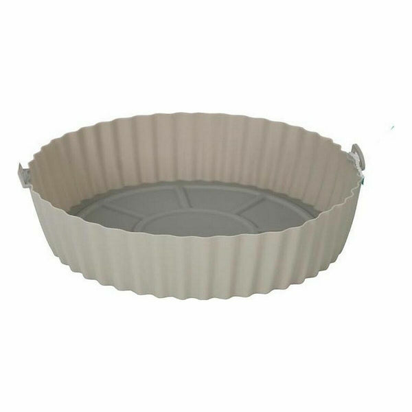 Cestello Pieghevole in Silicone per Friggitrice ad Aria Quttin Rotondo 20 x 20 x 4,5 cm (24 Unità) - Augustea Shop
