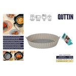 Cestino per Friggitrice ad Aria Quttin AIR FRYER Silicone 22 x 22 x 5 cm (24 Unità) - Augustea Shop