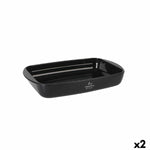 Pirofila da Forno Santa Clara Silicone Vetro Borosilicato Rettangolare 35 x 22,5 x 5,5 cm (2 Unità) - Augustea Shop