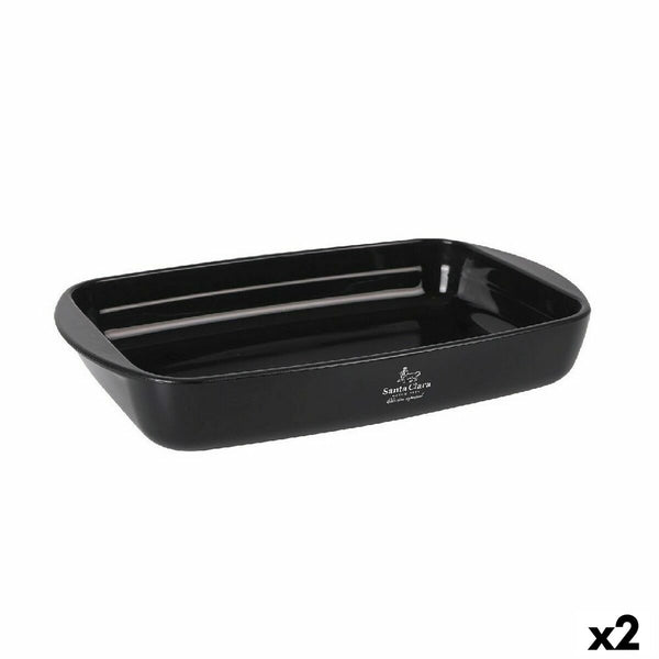 Pirofila da Forno Santa Clara Vetro Borosilicato Rettangolare 33 x 20 x 13 cm (2 Unità) - Augustea Shop
