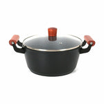 Casseruola con coperchio in vetro Quttin Doha 34 X 24 X 13 CM (4 Unità) - Augustea Shop