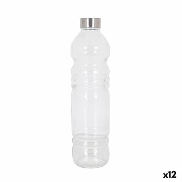 Bottle Anna Glass 1 L 8 x 8 x 31 cm (12 Units)