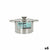 Pentola con Coperchio di Vetro Quttin Hermes Acciaio 2,8 L (6 Unità) - Augustea Shop