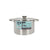 Pentola con Coperchio di Vetro Quttin Hermes Acciaio 4 L (4 Unità) - Augustea Shop