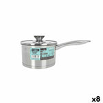 Casseruola con Coperchio Quttin Hermes 1,8 L Acciaio (8 Unità) - Augustea Shop
