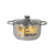 Pentola con Coperchio di Vetro Quttin New neron Acciaio 10 L (4 Unità) - Augustea Shop