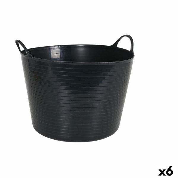 Bacinella in Plastica Multiuso Dem Flexy 42 L Rotondo (6 Unità) - Augustea Shop
