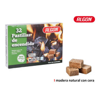 Legno con Cera per Barbecue Algon Legno (24 Unità) - Augustea Shop