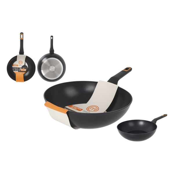 Padella Wok MasterChef 28 cm (6 Unità) - Augustea Shop