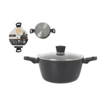 Casseruola con coperchio MasterChef 24 cm (4 Unità) - Augustea Shop