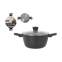 Casseruola con coperchio MasterChef 24 cm (4 Unità) - Augustea Shop