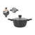 Casseruola con coperchio MasterChef 24 cm (4 Unità) - Augustea Shop