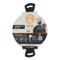 Casseruola con coperchio MasterChef 24 cm (4 Unità) - Augustea Shop