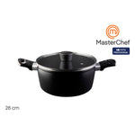 Casseruola con coperchio MasterChef 28 cm (4 Unità) - Augustea Shop