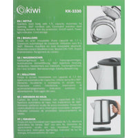 Bollitore Kiwi Acciaio 1800 W 1,7 L (4 Unità) - Augustea Shop