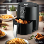Friggitrice ad Aria Basic Home Nero 1200 W 2,3 L - Augustea Shop