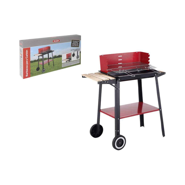 Barbecue a Carbone con Gambe Inde 81,5 x 41,5 x 84,5 cm (2 Unità)