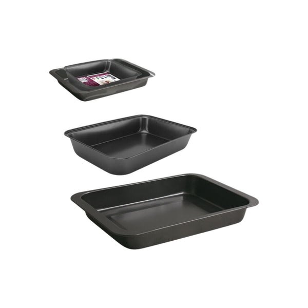 Vassoio da Forno Quttin Rettangolare 34 x 24 cm 42 x 29 cm (2 Pezzi) (6 Unità) - Augustea Shop