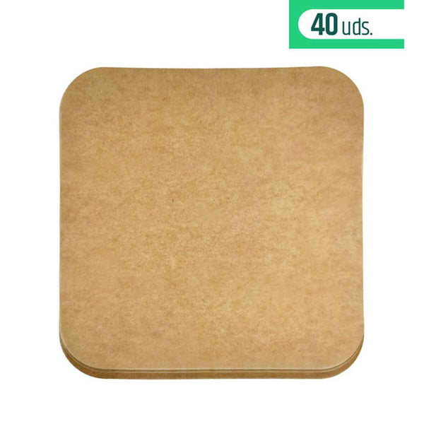 Carta per friggitrice ad aria Inde 20 cm (24 Unità)