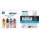 Bottiglia d'acqua Bewinner 1 L 7,8 x 28 cm (12 Unità)
