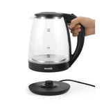 Bollitore Basic Home Nero Trasparente Vetro 1500 W 2 L (6 Unità)