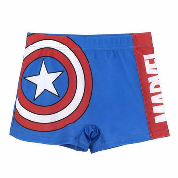 Costume da Bagno Boxer per Bambini The Avengers Azzurro 3 Anni