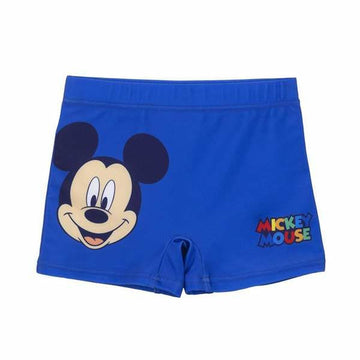 Costume da Bagno Boxer per Bambini Mickey Mouse Azzurro 5 Anni