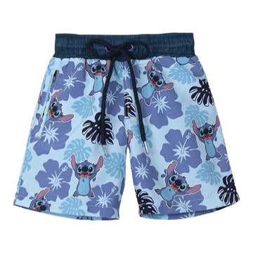Costume da Bagno Bambino Stitch Azzurro Chiaro