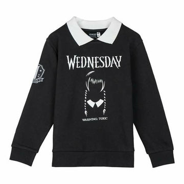 Felpa per Bambini Wednesday Grigio scuro