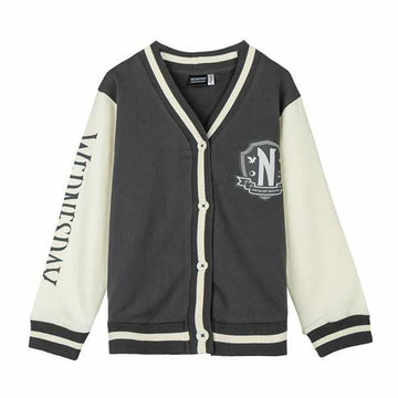 Maglia di Tuta per Bambini Wednesday Grigio scuro