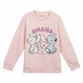 Felpa per Bambini Stitch Rosa