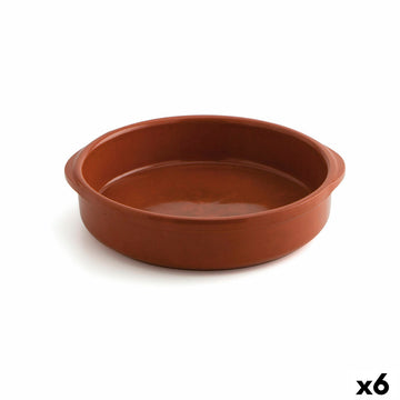 Teglia Raimundo Barro Profesional Marrone Ceramica Ø 24 cm (6 Unità)