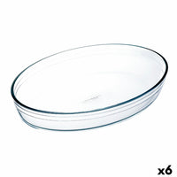 Pirofila da Forno Ô Cuisine Ocuisine Vidrio Trasparente Vetro Ovalada 26,2 x 17,9 x 6,2 cm (6 Unità) - Augustea Shop