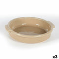 Saucepan Anaflor Barro Anaflor Brown Ceramic Ø 21 cm (3 Units)