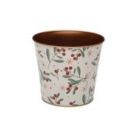 Vaso Versa Metallo Minimalista Bacche 13,3 X 11,3 X 13,3 CM