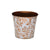 Vaso Versa Aurea Metallo Minimalista 13,3 X 11,3 X 13,3 CM